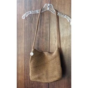 The Sak Rust Colored Woven Shoulder Bag